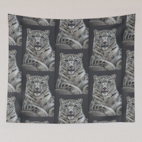 Item preview, Snow Leopard Portrait designed and sold by Arts & Dogs.
