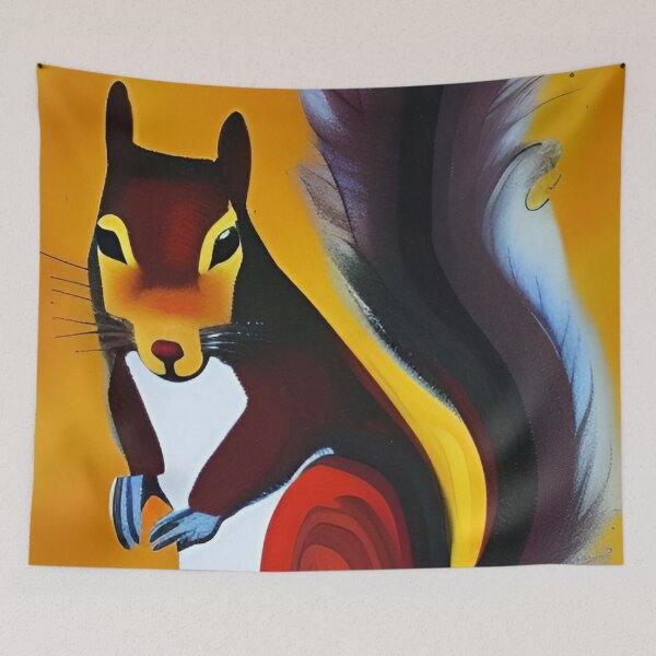 Item preview, squirrel designed and sold by blackwhiteblue.