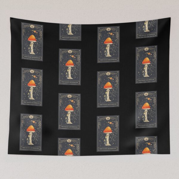 Item preview, Vintage Mushroom Lover Tarot Card Mouse Pad designed and sold by MagicWolfStar.