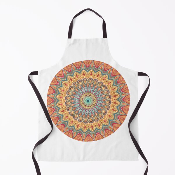 Item preview, Jewel Mandala - Orange, Teal, Turquoise Southwest Inspired Art  designed and sold by Jillianamatt.