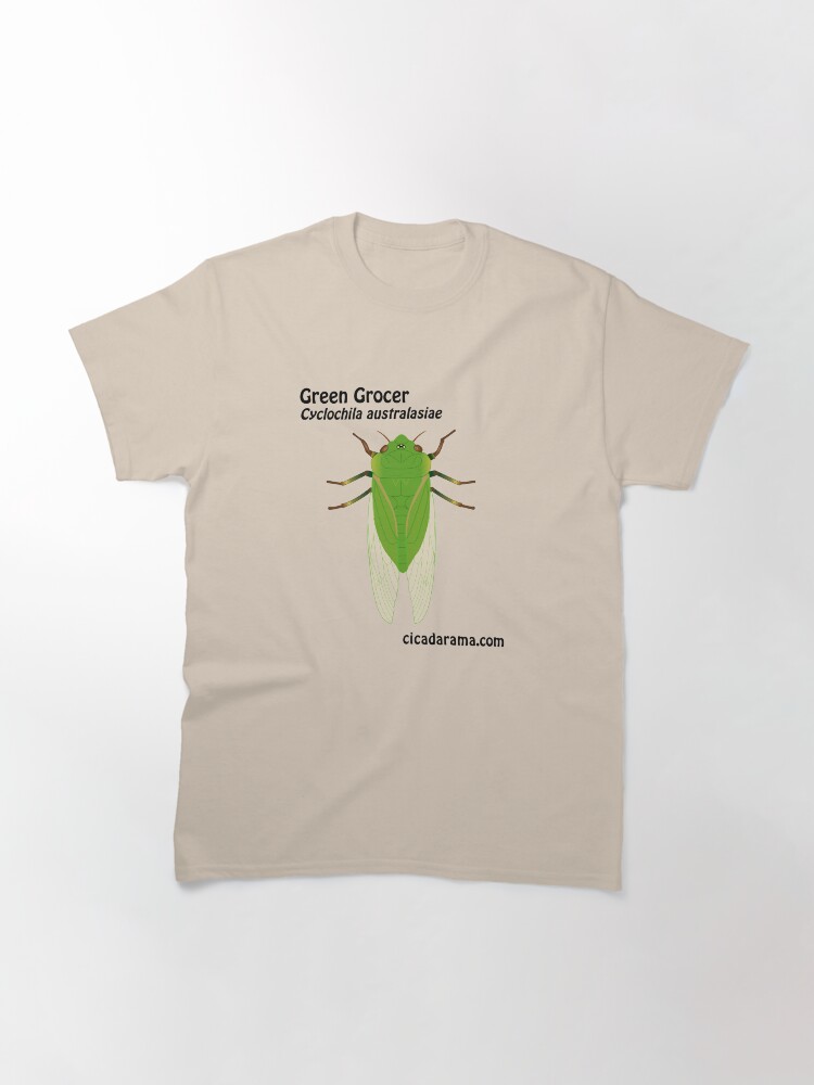 Alternate view of Green Grocer cicada (Cyclochila australasiae) Classic T-Shirt