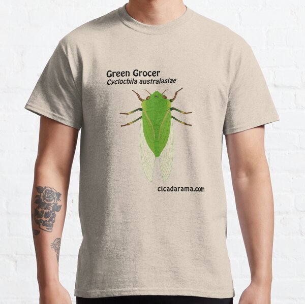 Green Grocer cicada (Cyclochila australasiae) Classic T-Shirt