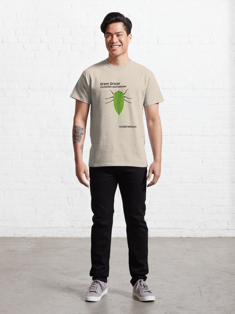 Alternate view of Green Grocer cicada (Cyclochila australasiae) Classic T-Shirt