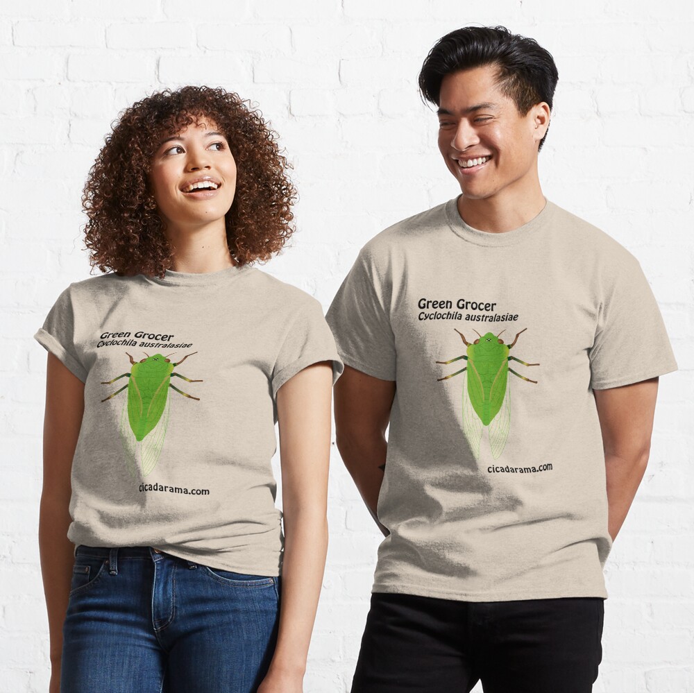 Green Grocer cicada (Cyclochila australasiae) Classic T-Shirt