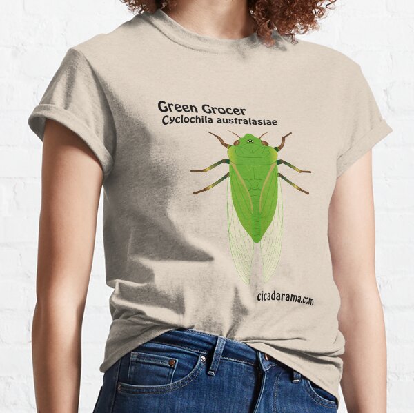 Green Grocer cicada (Cyclochila australasiae) Classic T-Shirt