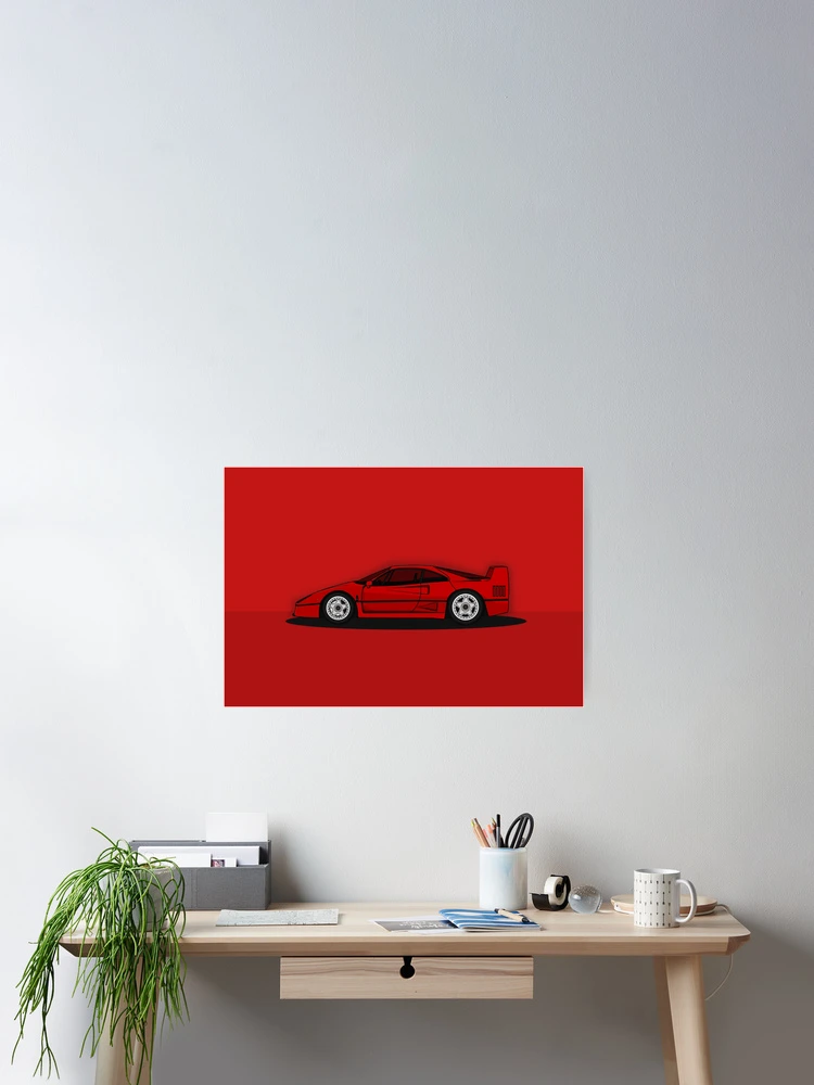 Thumbnail 2 of 3, Poster, F40 designed and sold by o7studio.