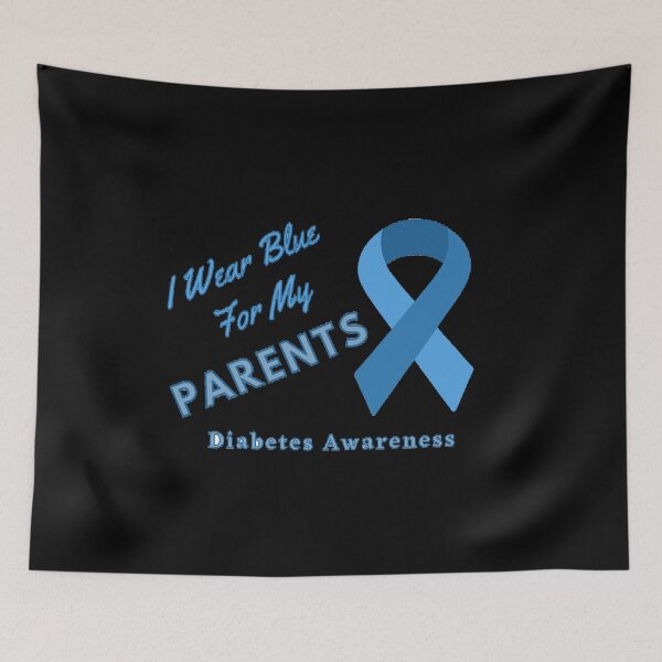 Item preview, I Wear Blue For Diabetes Awareness - motivational and Cute quotes designed and sold by Designspot2020.