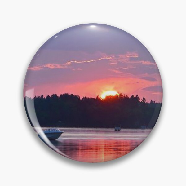 Item preview, Beautiful lavender sunset clouds view from the lake  designed and sold by Durgaa D.