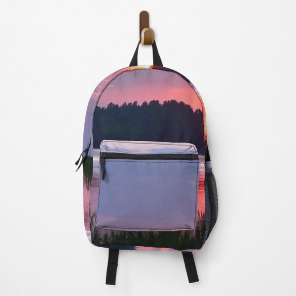 Item preview, Beautiful lavender sunset clouds view from the lake designed and sold by Durgaa D.