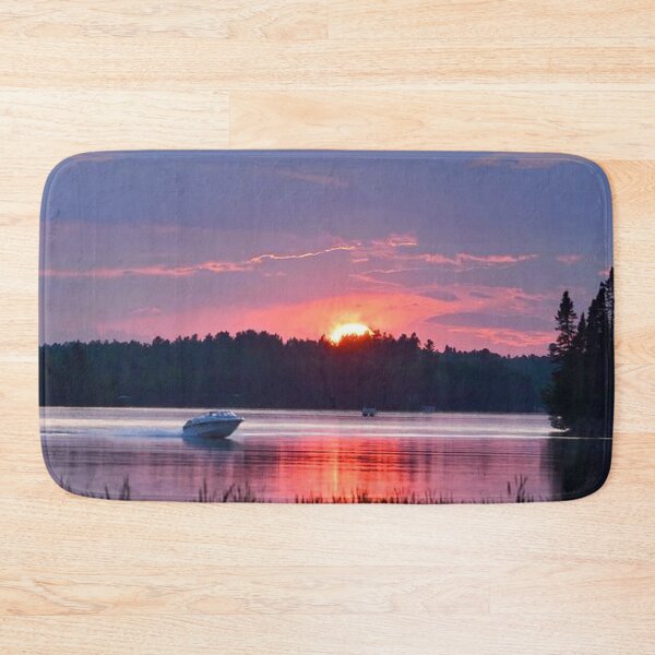 Item preview, Beautiful lavender sunset clouds view from the lake  designed and sold by Durgaa D.