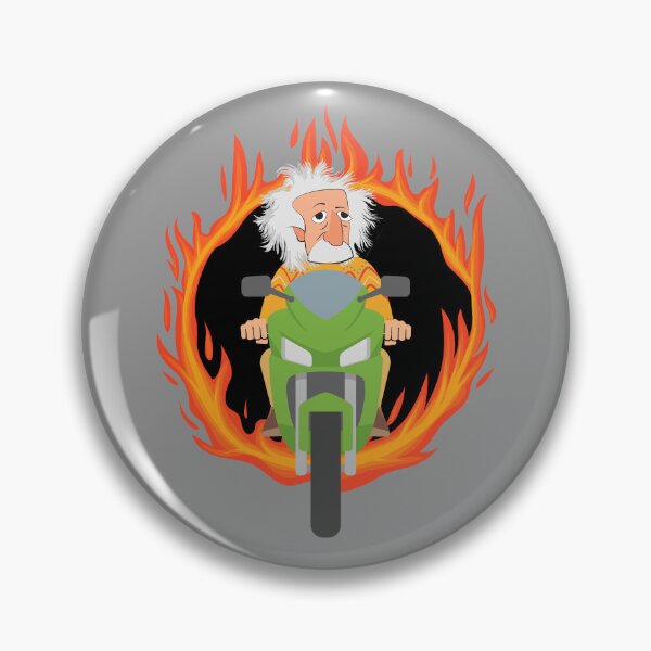 Item preview, Einstein Jumps Motorcycle designed and sold by AMERICANCHEEZ.