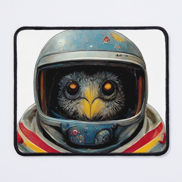 Item preview, Owl astronaut in outer space. designed and sold by Taycasio Design.