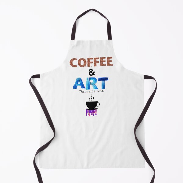 Item preview, Coffee & Art, That's All I Need designed and sold by Ellen Hanney-Saligumba.