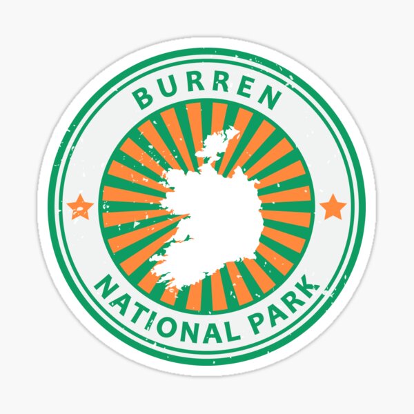 Item preview, Burren National Park Ireland Country Symbol designed and sold by KrisSidDesigns.