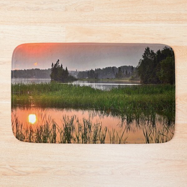 Item preview, Beautiful orange sunset view from the lake  designed and sold by Durgaa D.