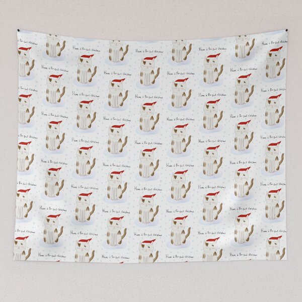 Item preview, Have a prr-fect Christmas cat designed and sold by Charlotsart .