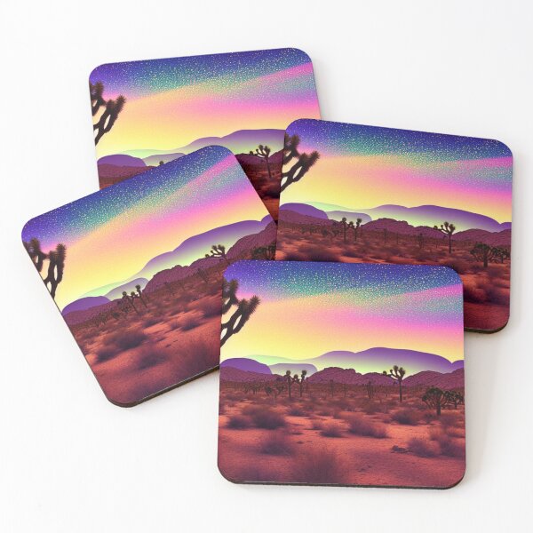 Item preview, Joshua Tree National Park Ethereal digital painting with Dramatic Coloring 1 designed and sold by DiatomDesigns.