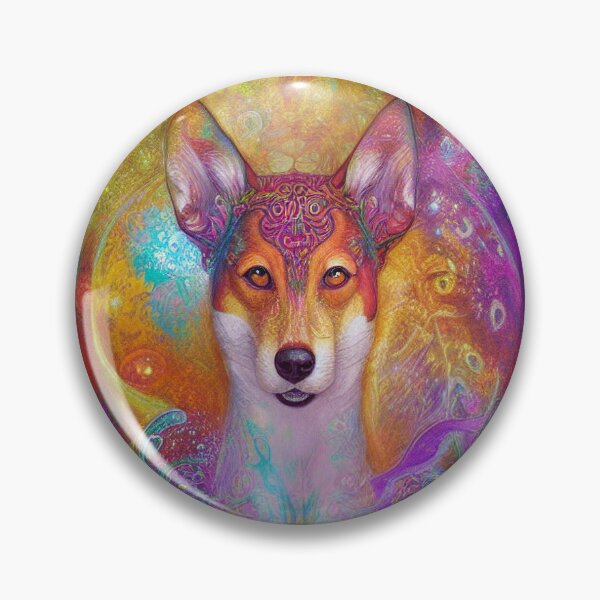 Item preview, Tribal Basenji Dog Art 3 designed and sold by DiatomDesigns.