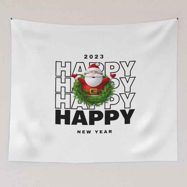 Item preview, Happy New Year 2023 From Santa Claus designed and sold by alaasobhi.