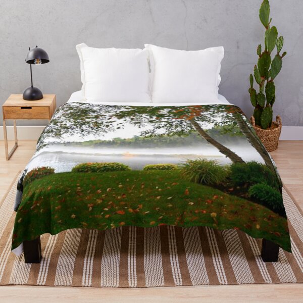 Item preview, Beautiful Foggy forest by the lakeside designed and sold by Durgaa D.