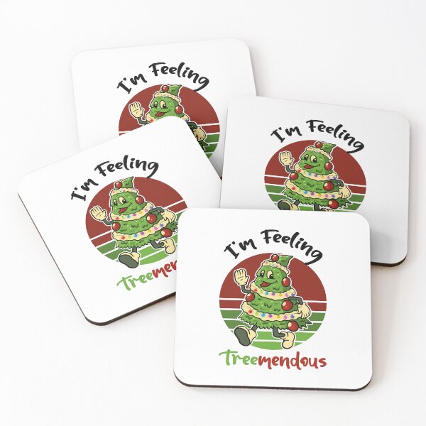 Item preview, Feeling Treemendous, Christmas Tree Pun designed and sold by SportyDogShop.