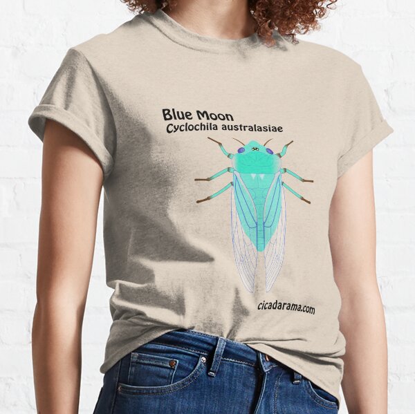 Blue Moon cicada (Cyclochila australasiae) Classic T-Shirt