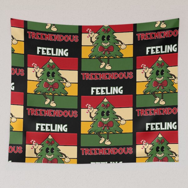Item preview, Feeling Treemendous, Christmas Tree Pun designed and sold by SportyDogShop.