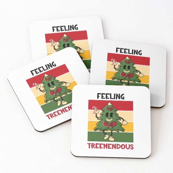 Item preview, Feeling Treemendous, Christmas Tree Pun designed and sold by SportyDogShop.