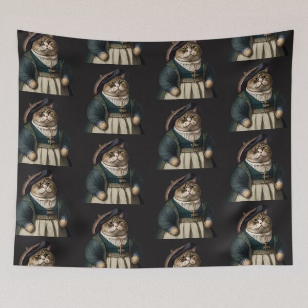 Item preview, funny cat costume - 18th century cat designed and sold by Chillapy.