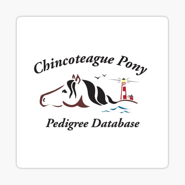 Chincoteague Pony Pedigree Database Sticker