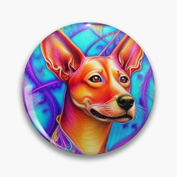 Item preview, Tribal Basenji Dog Art 2 designed and sold by DiatomDesigns.