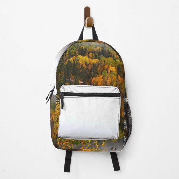 Item preview, Orange autumn forest by the lakeside designed and sold by Durgaa D.
