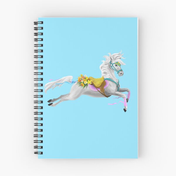 Item preview, Spring lipizzaner carousel horse designed and sold by ElementalEmbers.