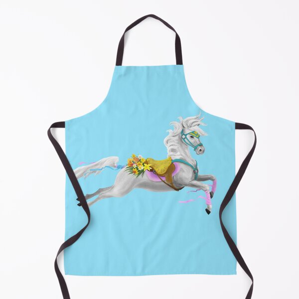 Item preview, Spring lipizzaner carousel horse designed and sold by ElementalEmbers.