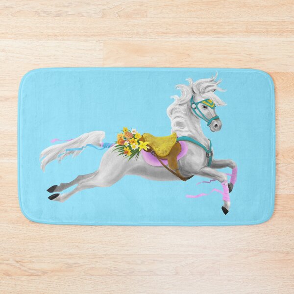 Item preview, Spring lipizzaner carousel horse designed and sold by ElementalEmbers.