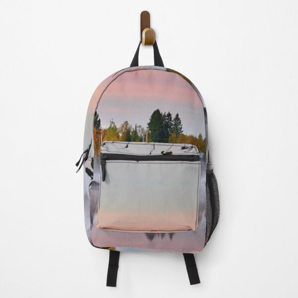 Item preview, Foggy autumn forest by the lakeside designed and sold by Durgaa D.