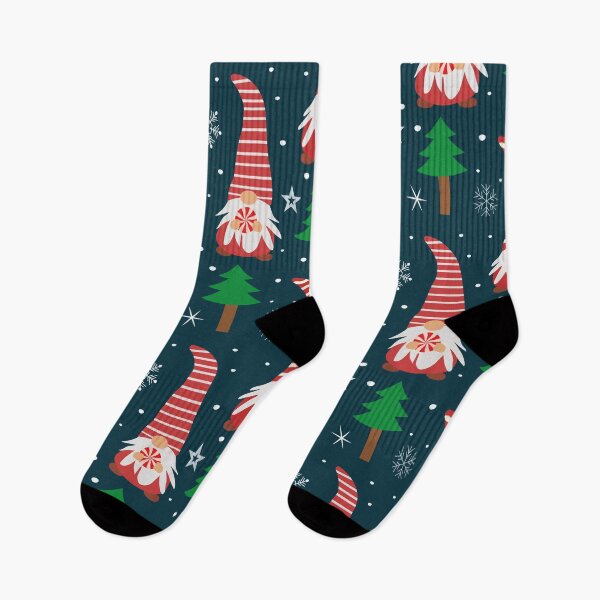 Item preview, Christmas Gnomes with trees and Snowflakes pattern  designed and sold by Yasminepatterns .