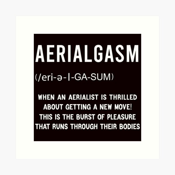 Item preview, Aerialgasm, Aerial Silk Artist, Funny Aerial  designed and sold by Aerial Addicts.