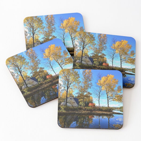 Item preview, Foggy autumn and the lakeside  designed and sold by Durgaa D.