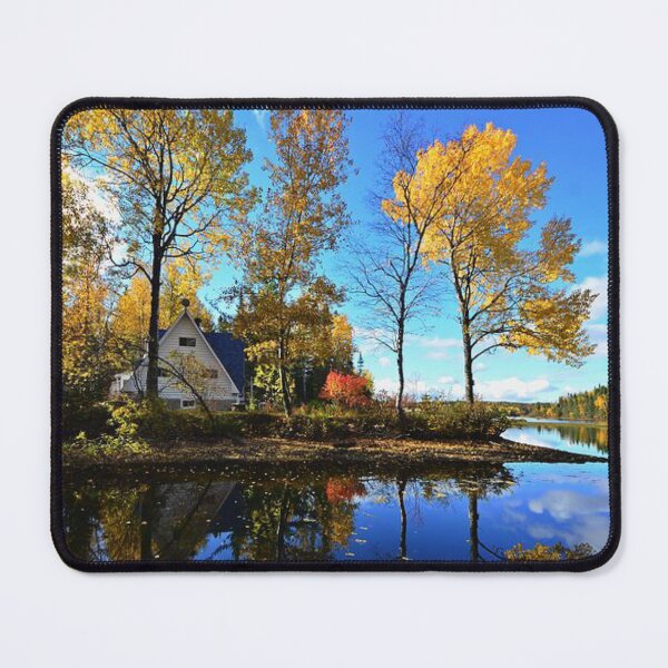 Item preview, Foggy autumn and the lakeside designed and sold by Durgaa D.