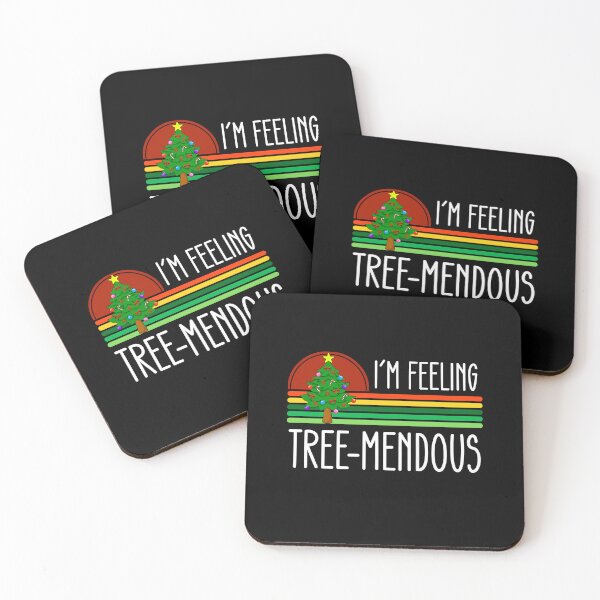 Item preview, Feeling Treemendous, Christmas Tree Pun designed and sold by SportyDogShop.