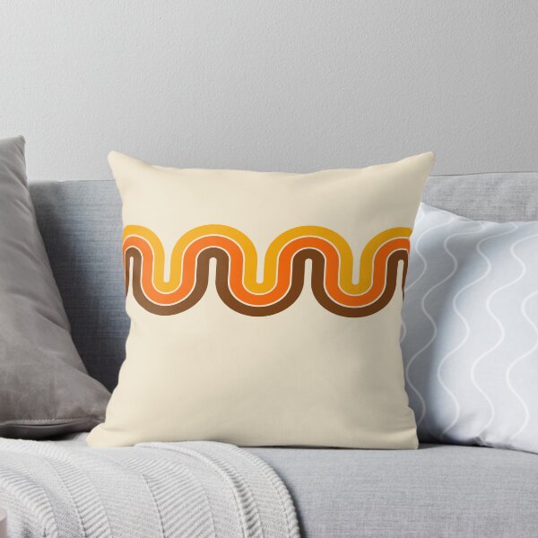 Artikel-Vorschau von Geometrisches Muster im Retro-Vintage-Stil der 70er Jahre in Orange, Gelb und Braun, designt und verkauft von tonymagnerart.