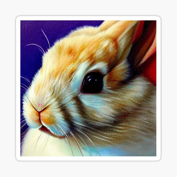 Cute Bunny #1 Sticker