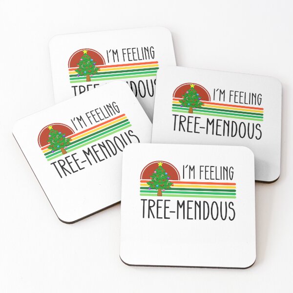 Item preview, Feeling Treemendous, Christmas Tree Pun designed and sold by SportyDogShop.