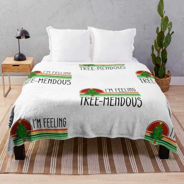 Item preview, Feeling Treemendous, Christmas Tree Pun designed and sold by SportyDogShop.