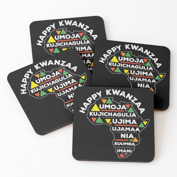 Item preview, Happy Kwanzaa Africa Heritage Map Celebrate designed and sold by d247.
