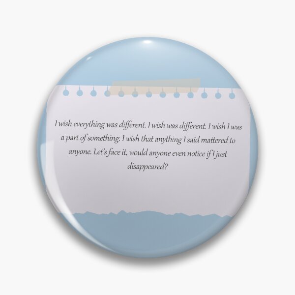 Item preview, Dear Evan Hansen Letter: Would anyone even notice if I just disappeared? designed and sold by robbersxfilms.