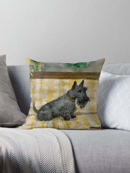 Scottie Dog Pillows Cushions for Sale Redbubble