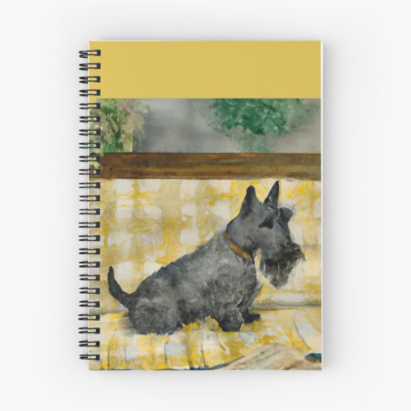 Item preview, Watercolor Black Scottish Terrier dog, Hand-painted Scottie, Watercolour Scottie dog, Scottie dog lovers, Scottish Terrier gifts, Scottie dog owners, Scottie dog lovers, Scottie mom designed and sold by Artsareus.