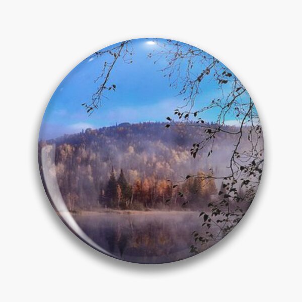 Item preview, Beautiful autumn forests view by the lakeside  designed and sold by Durgaa D.